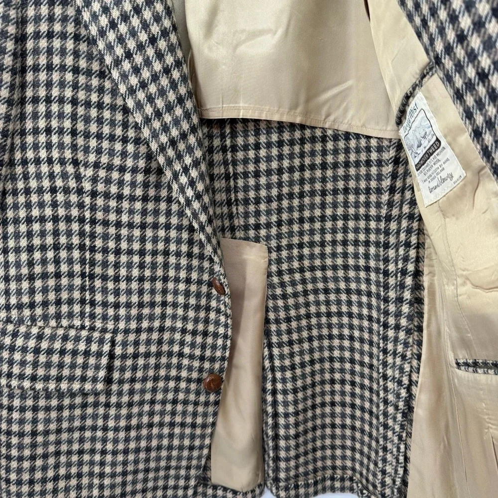 PLEASE READ  Donegal Mist Handwoven Tweed Cashmere & Kid Mohair Coat blazer‎